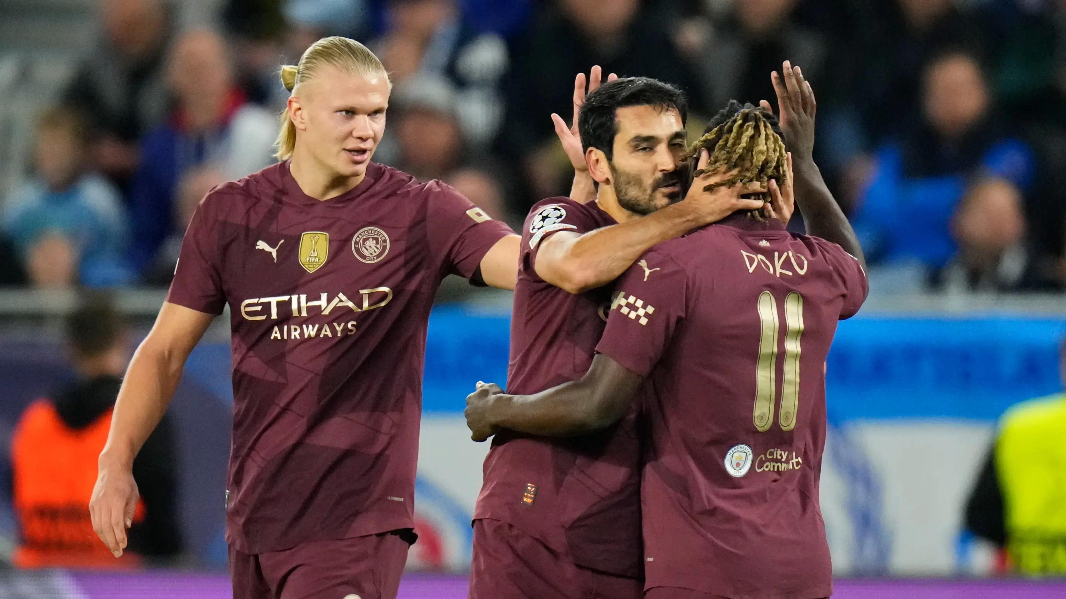 Slovan Bratislava 0-4 Manchester City: Cityzens dominate hosts to secure their first Champions League win of the campaign