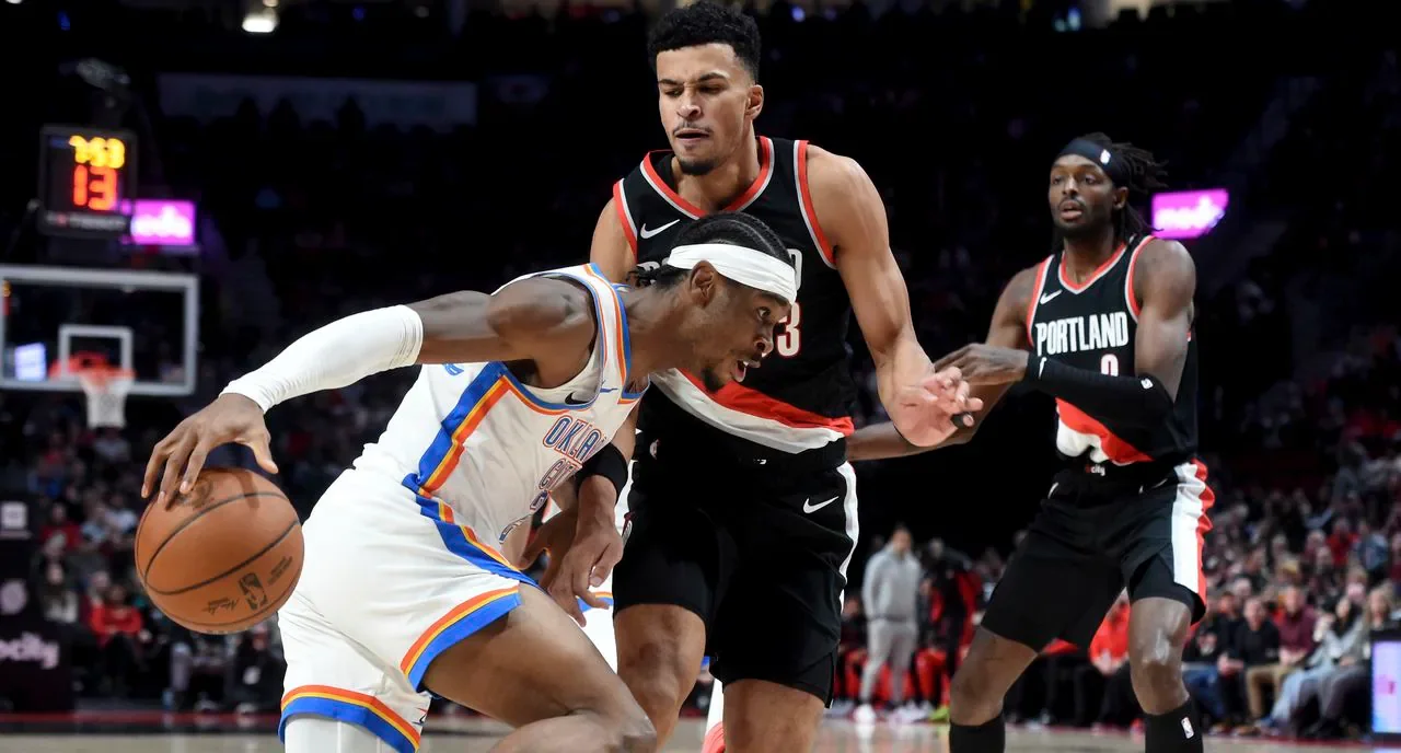 Oklahoma City Thunders demolish Portland Trail Blazers