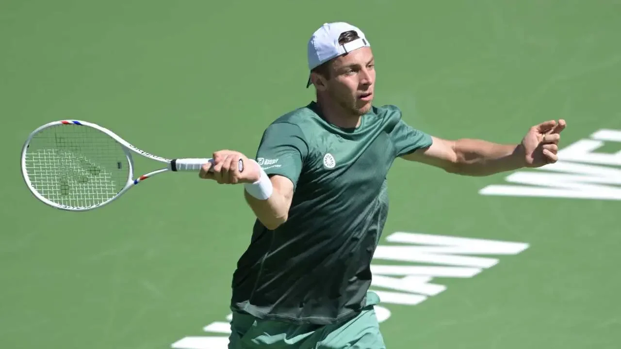 Tallon Griekspoor defeats Mpetshi Perricard to keep Indian Wells dream alive