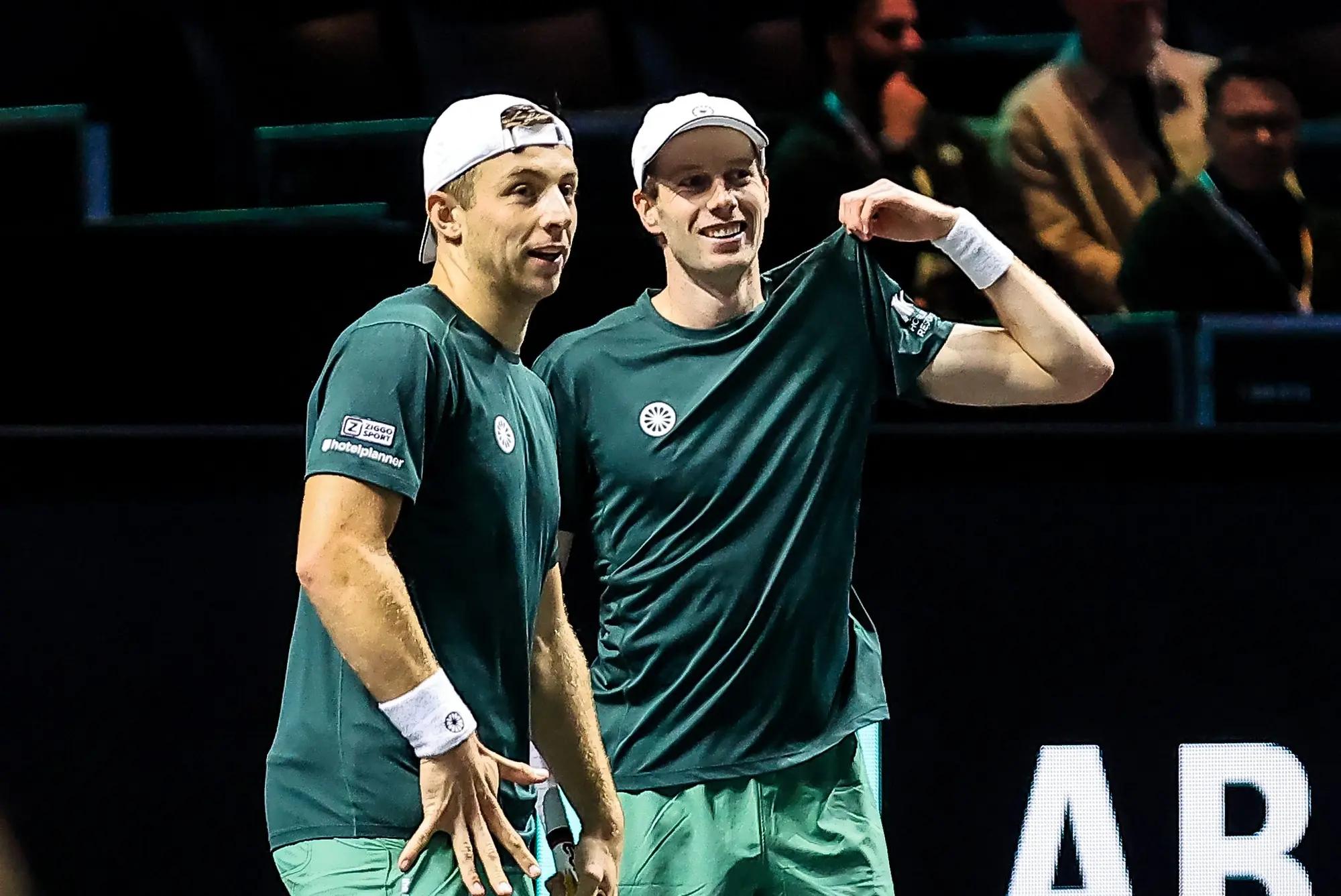 Griekspoor and Van de Zandschulp crash out in first round of home tournament