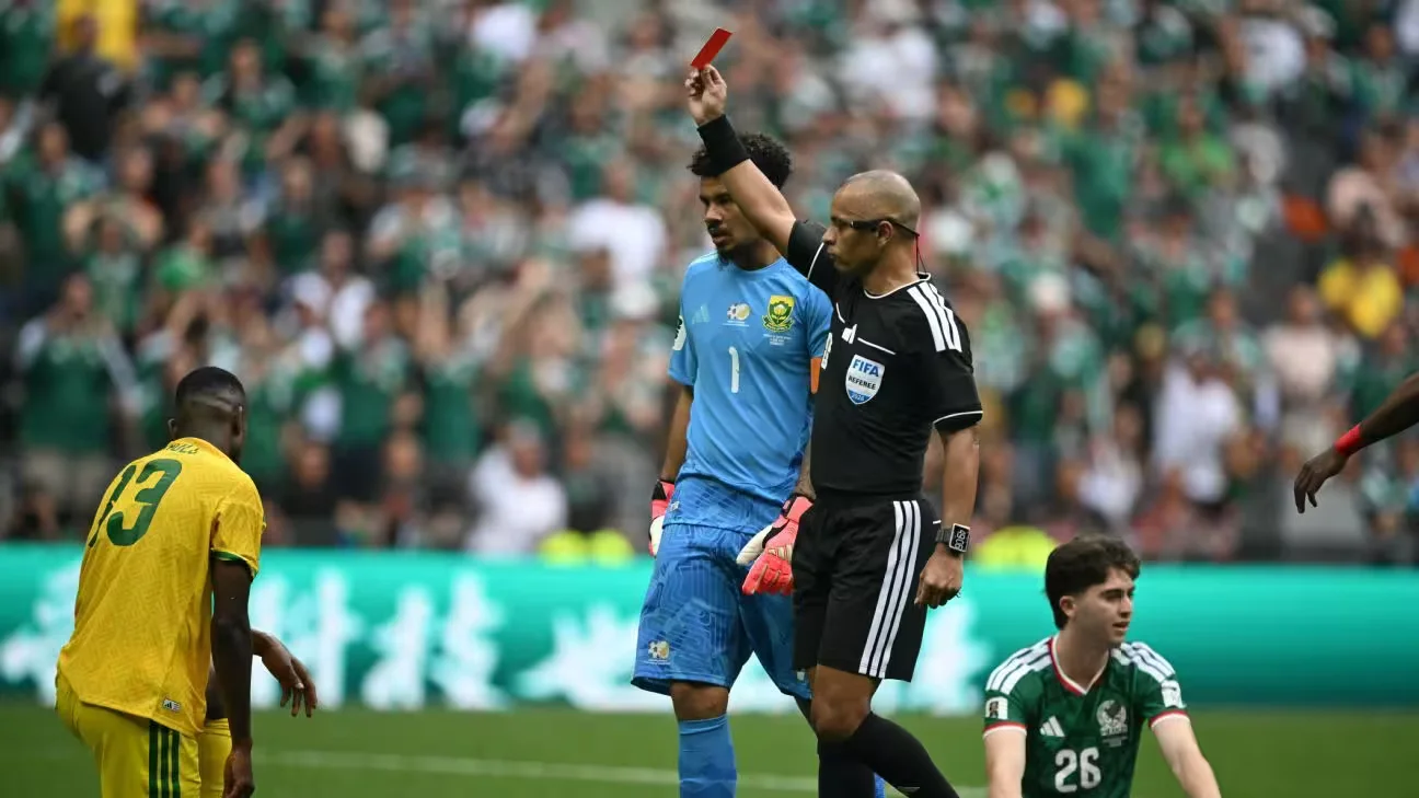 FIFA World Cup matches with three or more red cards
