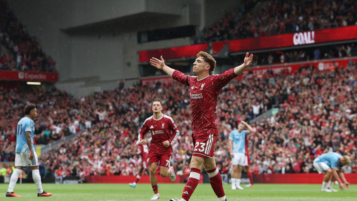 Liverpool 2-2 Nottingham Forest: Victor Muñoz rescues point for hosts after enthralling clash at Anfield