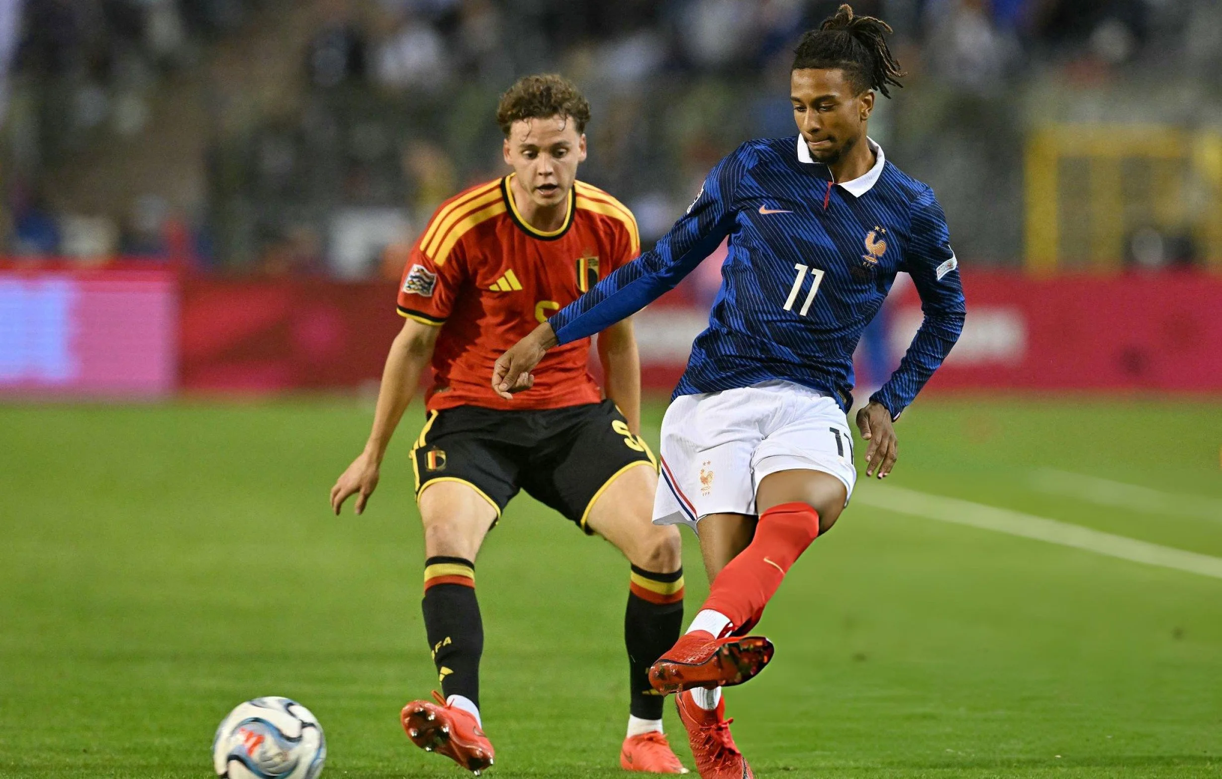 Michael Olise strike seals late France win over Belgium