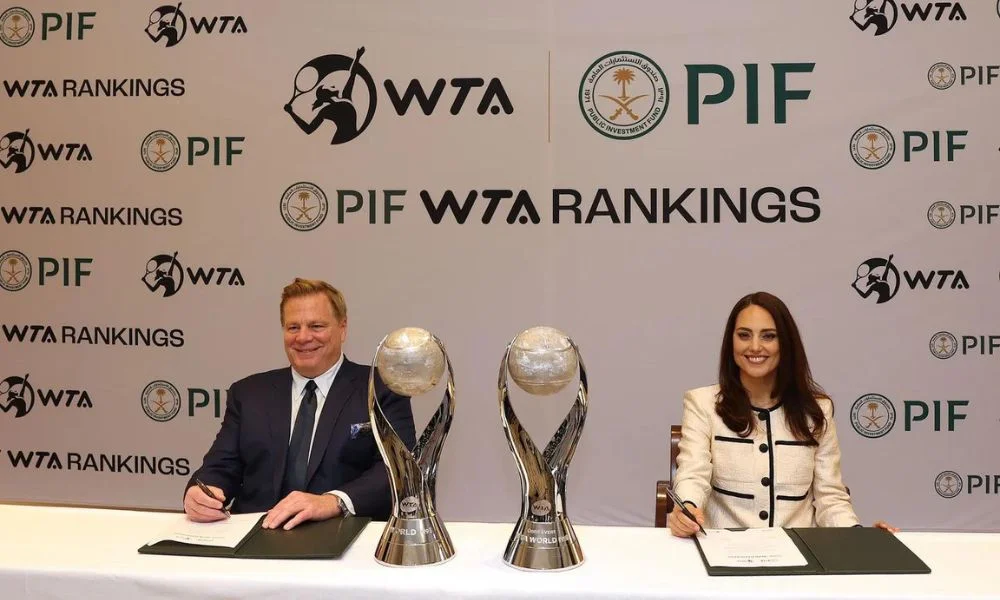 WTA signs multi-year partnership with Saudi Public Investment Fund