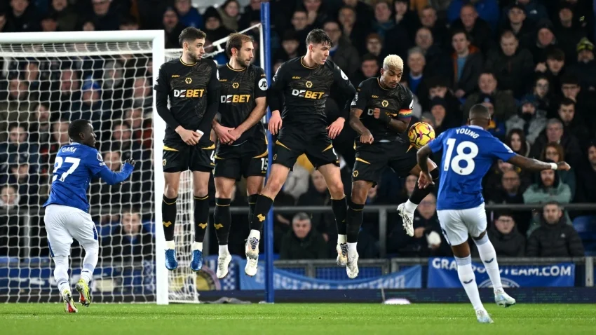 Everton 4-0 Wolves: Young scores landmark goal as Toffees thrash Wolves to return to winning ways