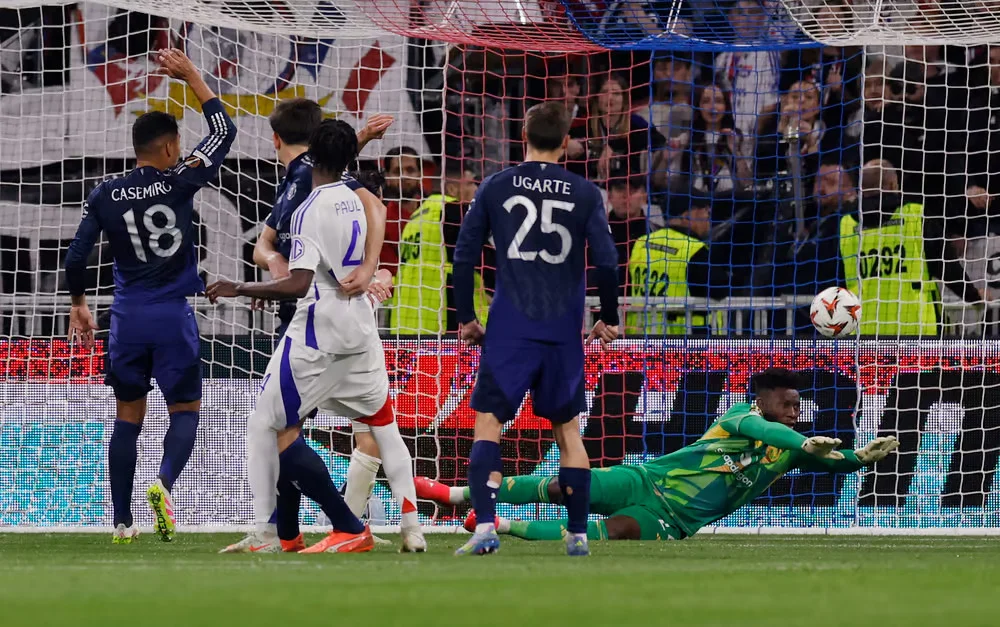 Lyon 2-2 Man Utd: Andre Onana errors haunt Red Devils in Europa League draw against Lyon