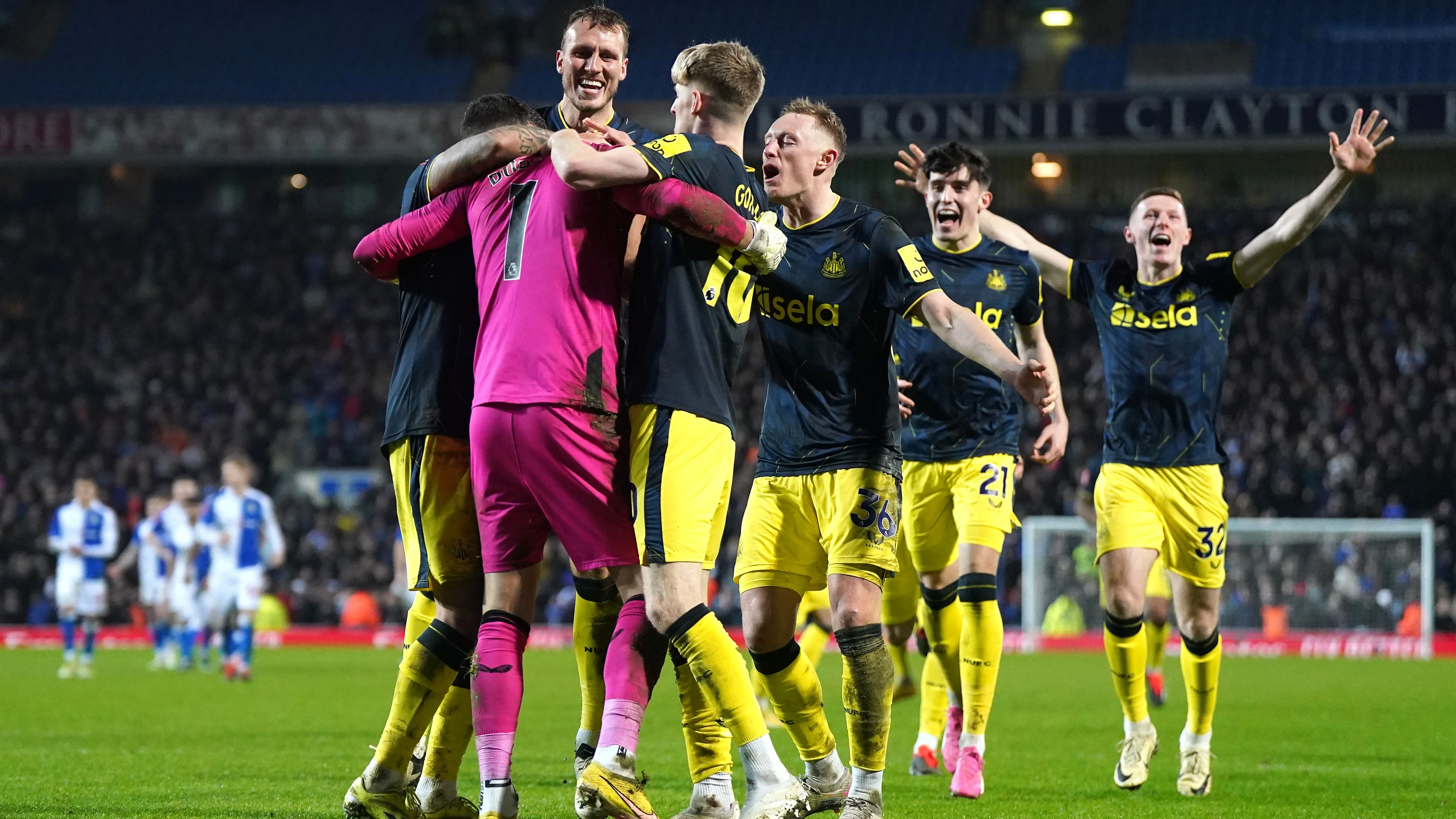 Newcastle defeat Blackburn to book their spot in the FA Cup quarter-finals