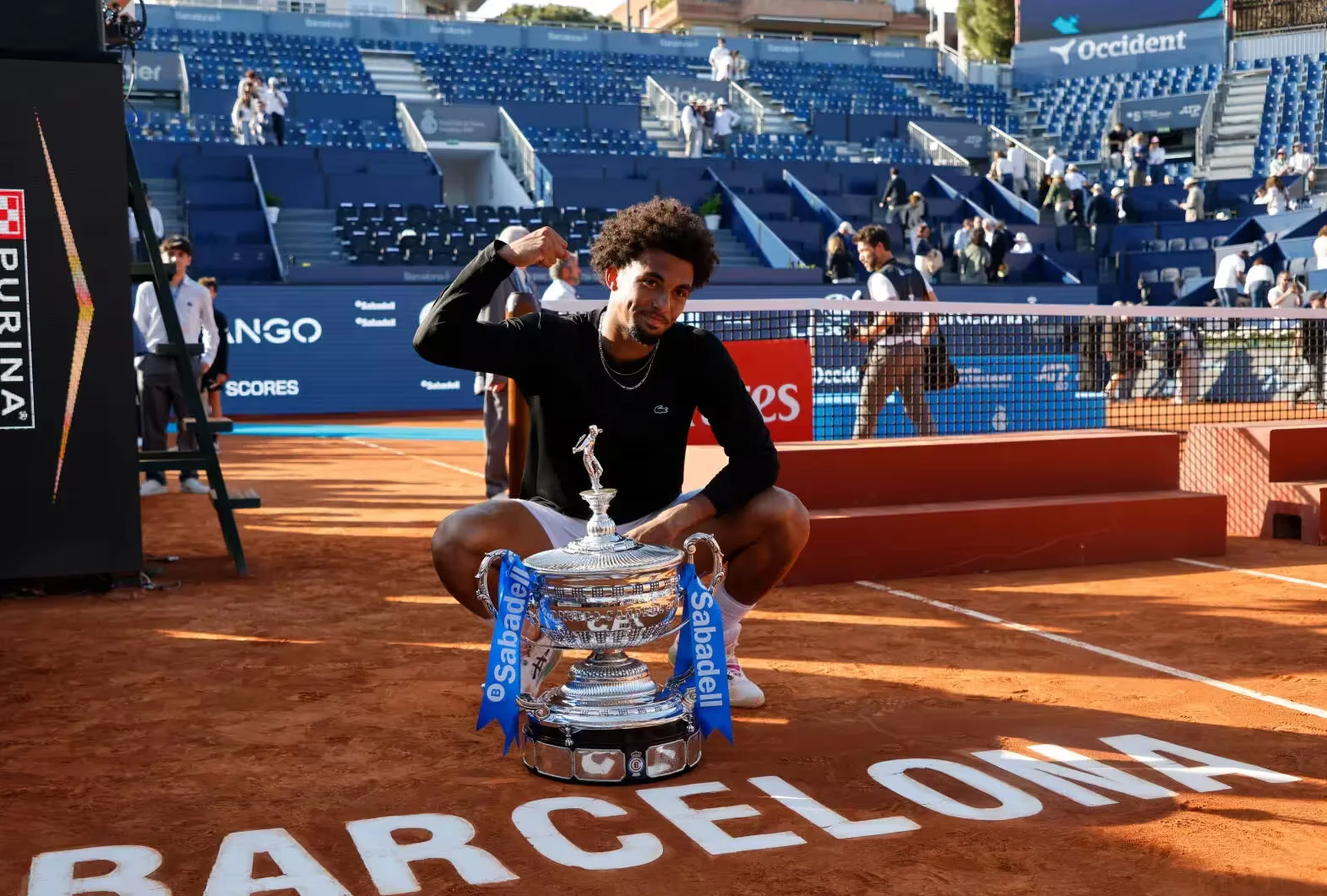 Arthur Fils beats Rublev to win Barcelona Open title