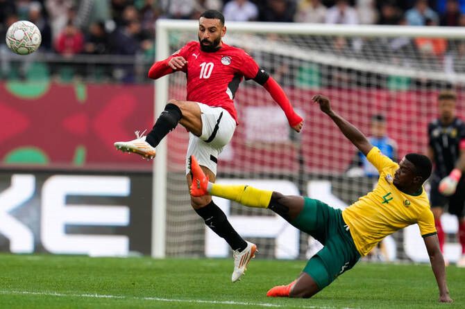 2025 AFCON: Salah sends 10-man Egypt into last 16 with win over South Africa
