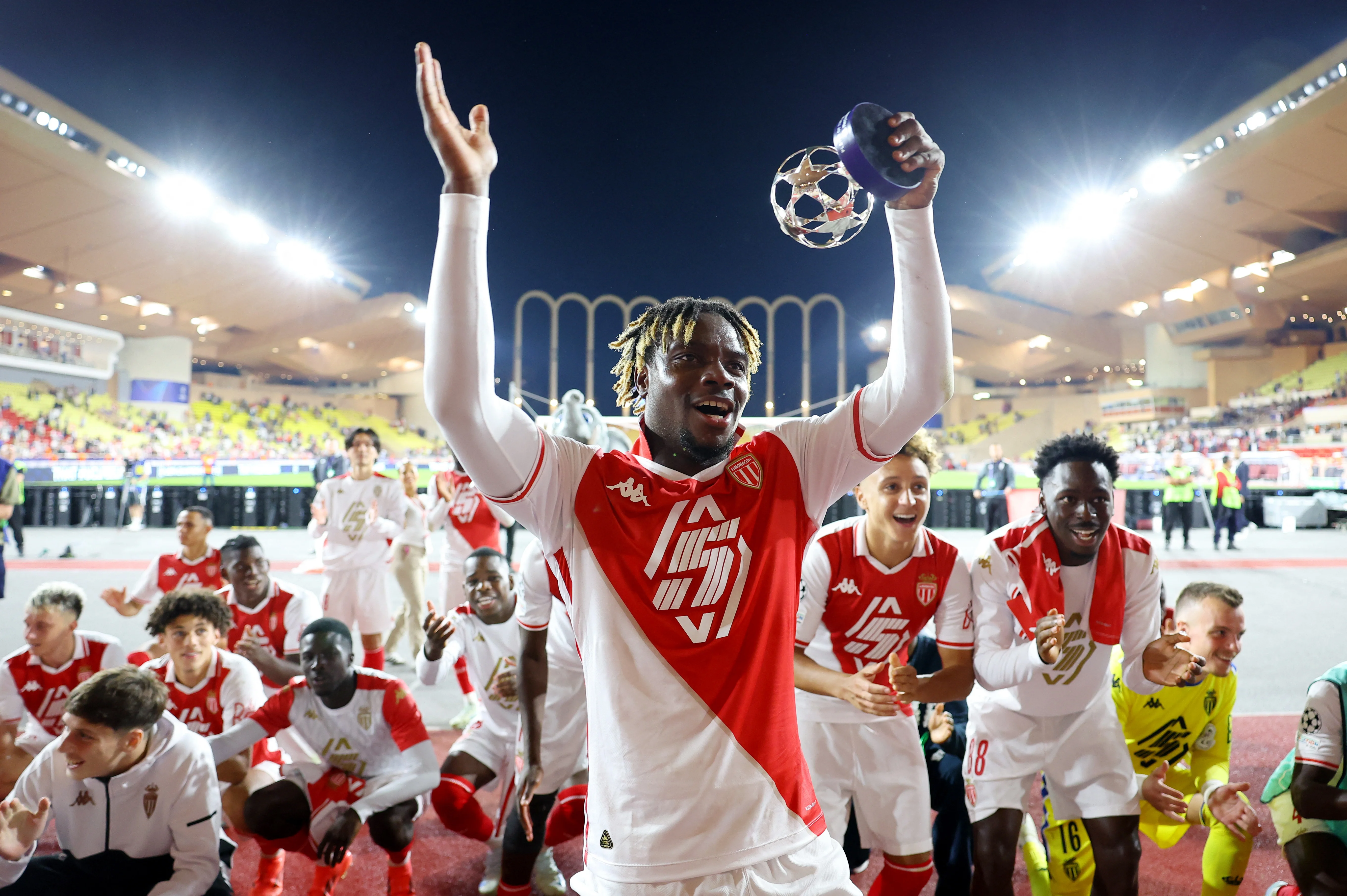 AS Monaco 2-1 Barcelona: Monaco defeat 10-man Barca to get European campaign off to dream start