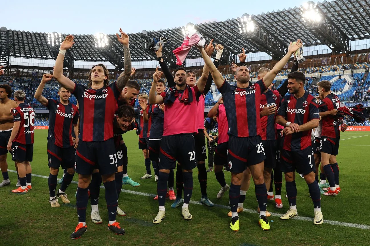 Napoli 0-2 Bologna: Visitors on the brink of Champions League qualification after win