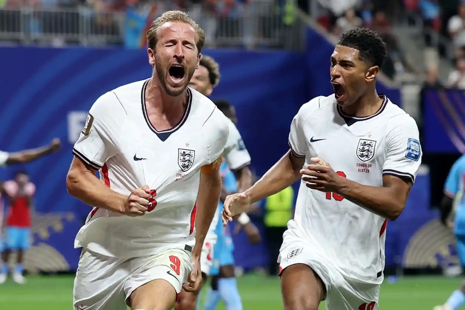 England 2-1 DR Congo: Harry Kane double secures World Cup comeback
