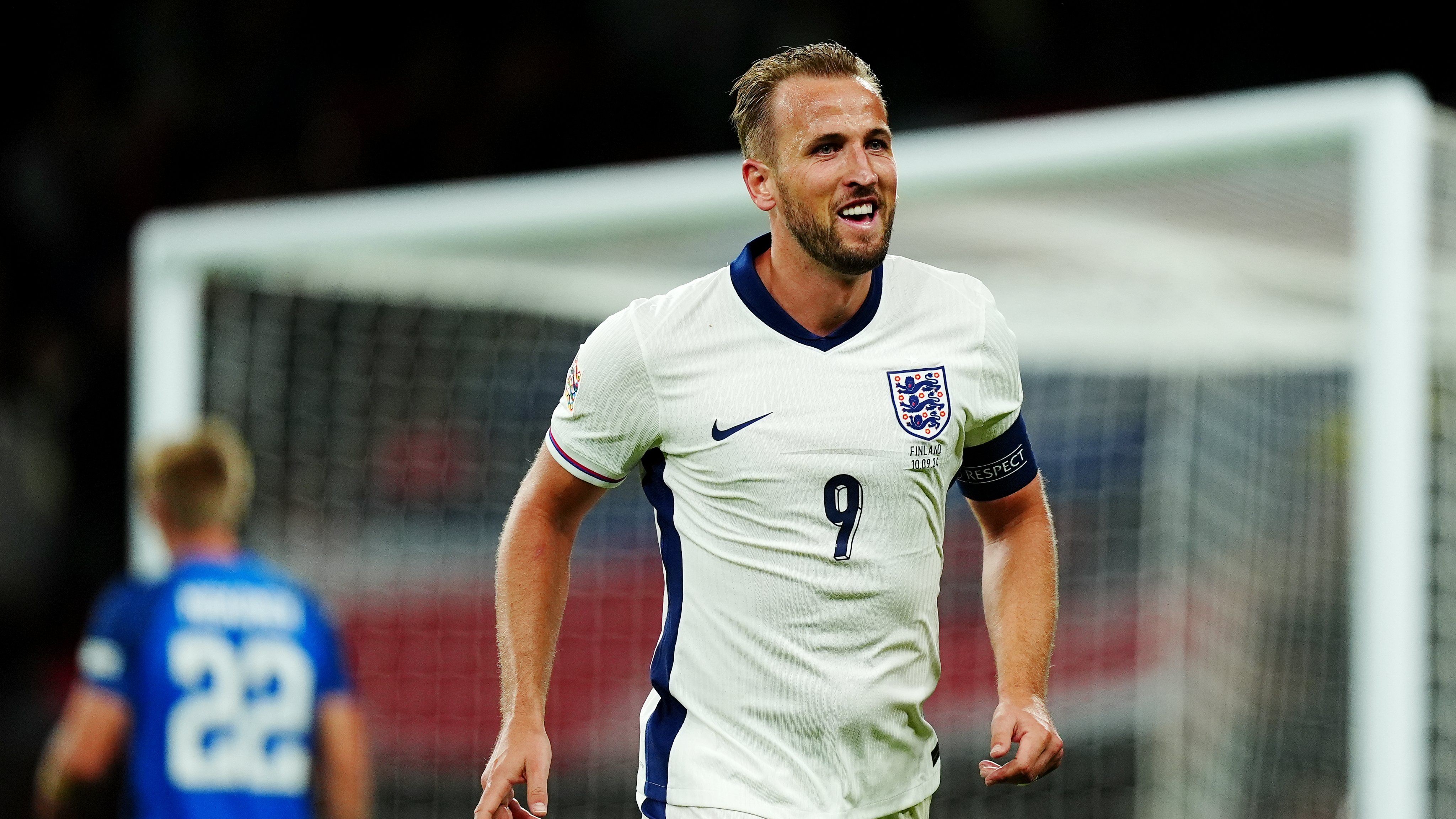 Kane scores twice on his 100th appearance as England east past Finland