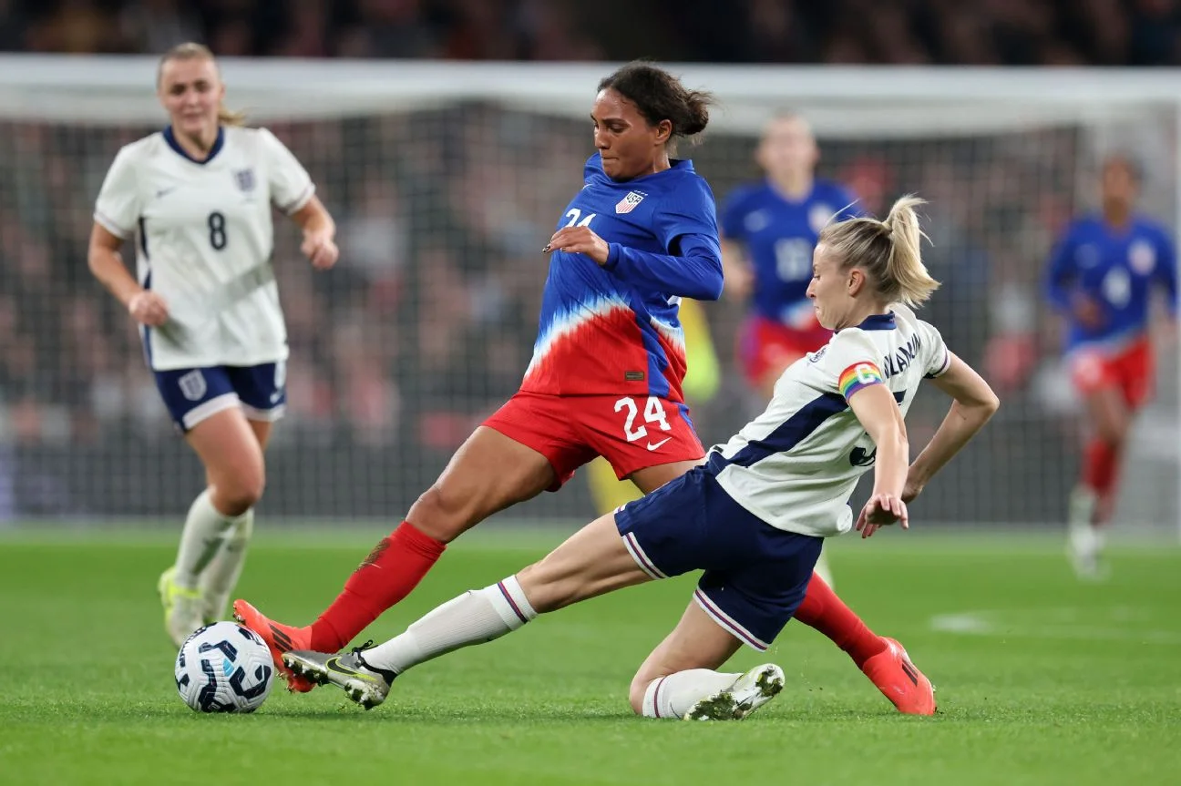 Olympic champions U.S. and England settle for goalless draw at Wembley