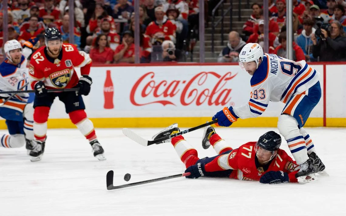 Panthers keeping cool as host Oilers try to force Game 7 in finals