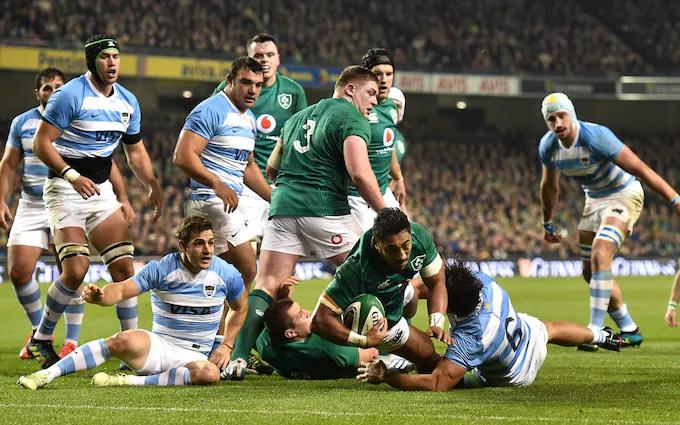 Ireland rebound from All Blacks defeat with narrow victory over Argentina in Dublin