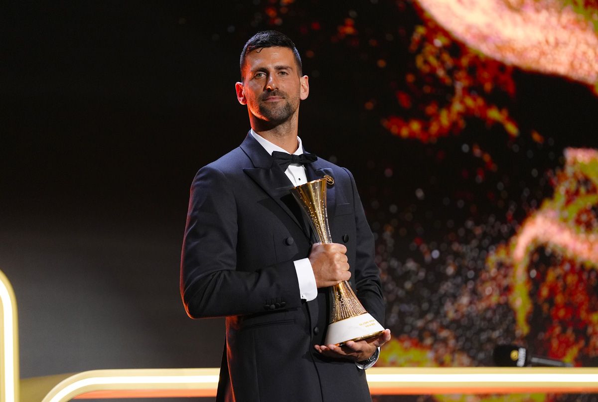 Novak Djokovic honored with inaugural Globe Sportsman of the Year Award