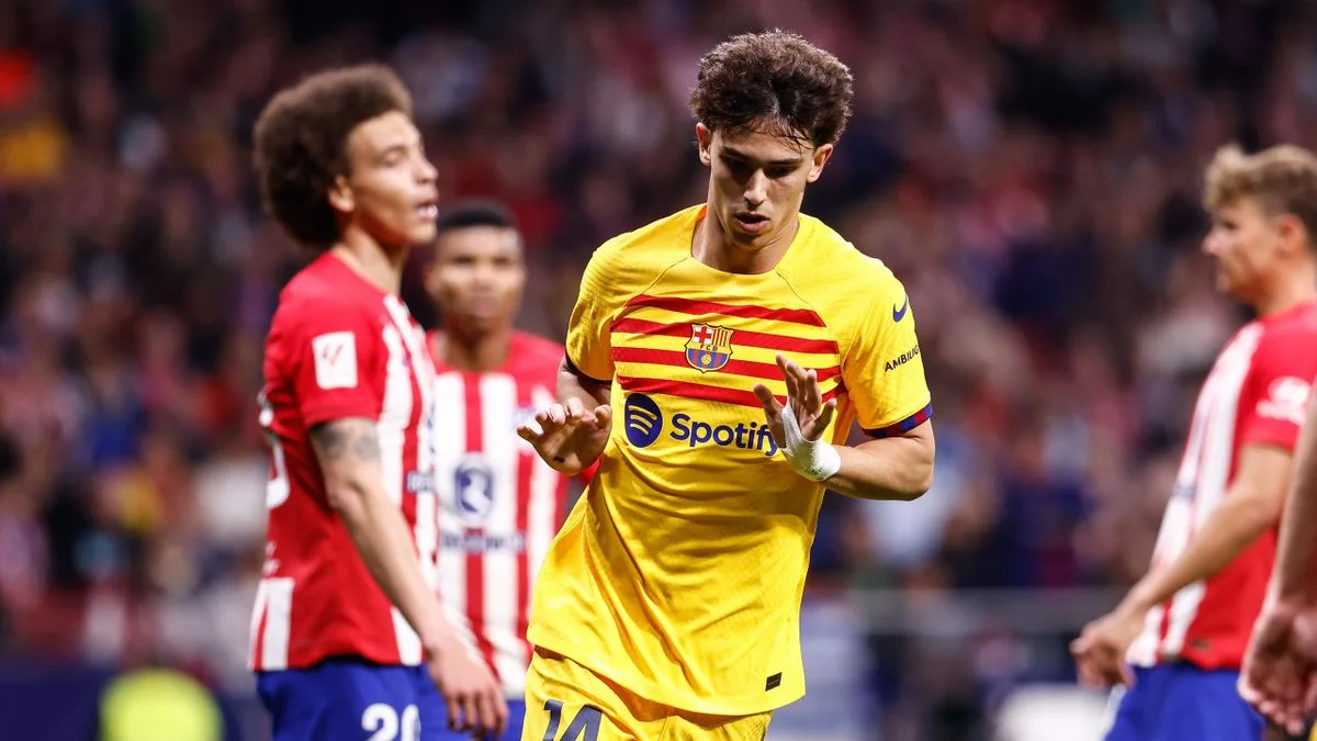 Atletico Madrid 0-3 Barcelona: Joao Felix on target as Barca cruise past Atleti to move up to second