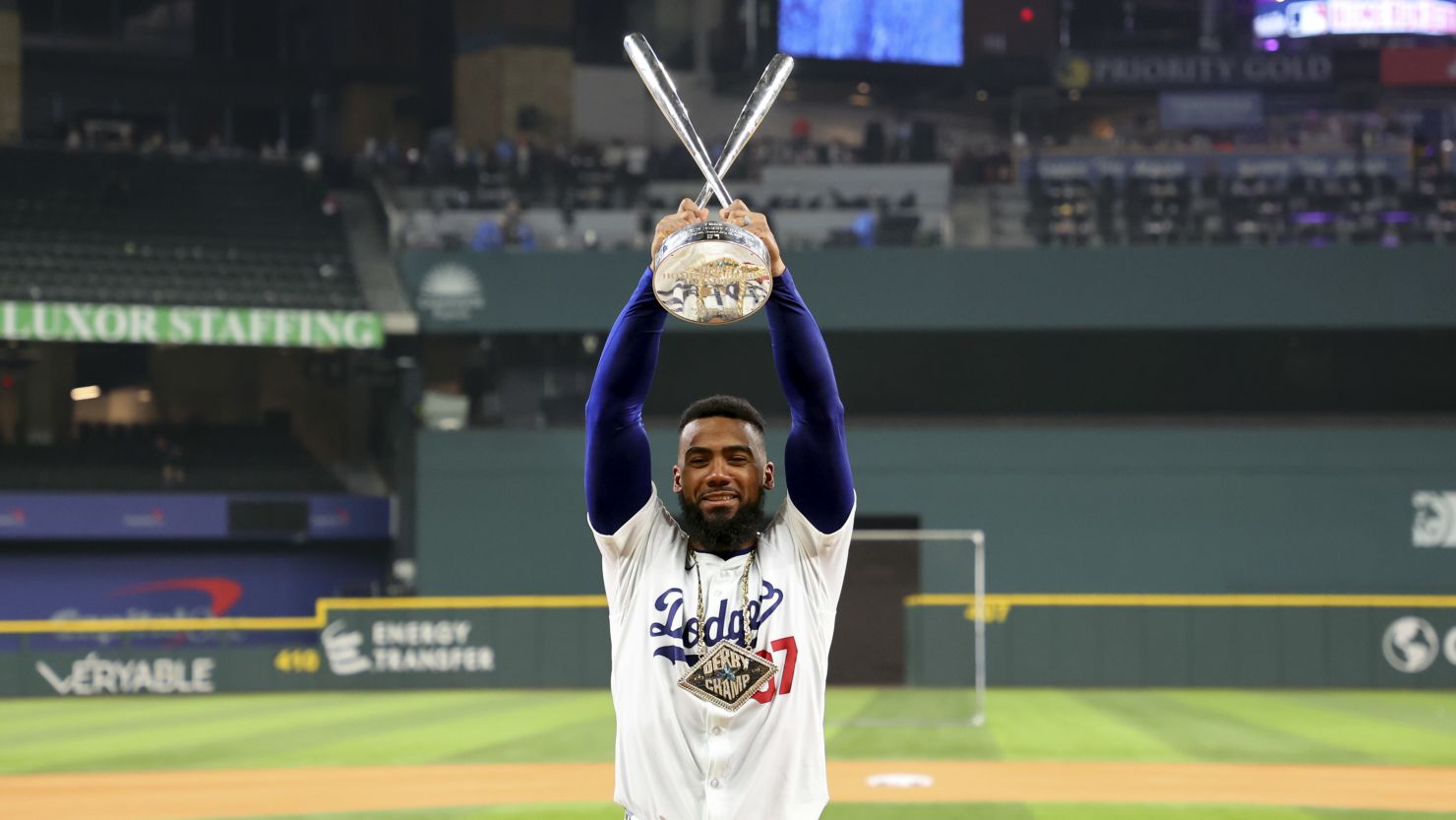 Dodgers’ Teoscar Hernández wins the Home Run Derby