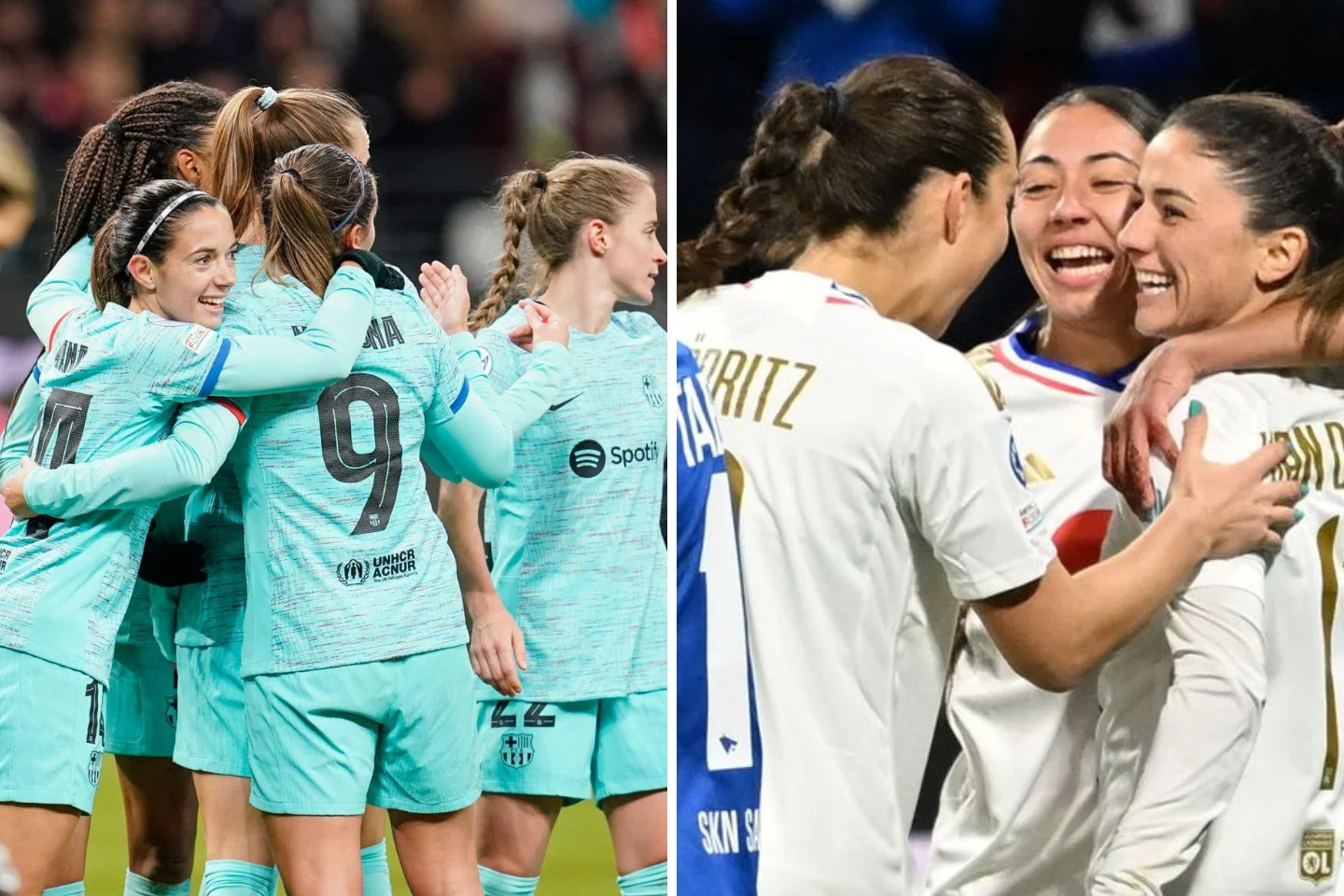 UWCL Round-up: Barcelona comeback to win; Lyon and Brann win again