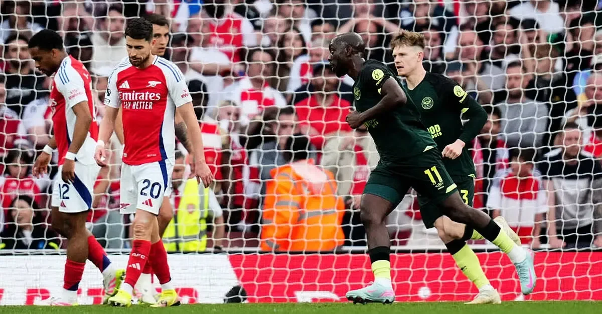 Arsenal 1-1 Brentford: Gunners stumble in Premier League title race with Brentford draw