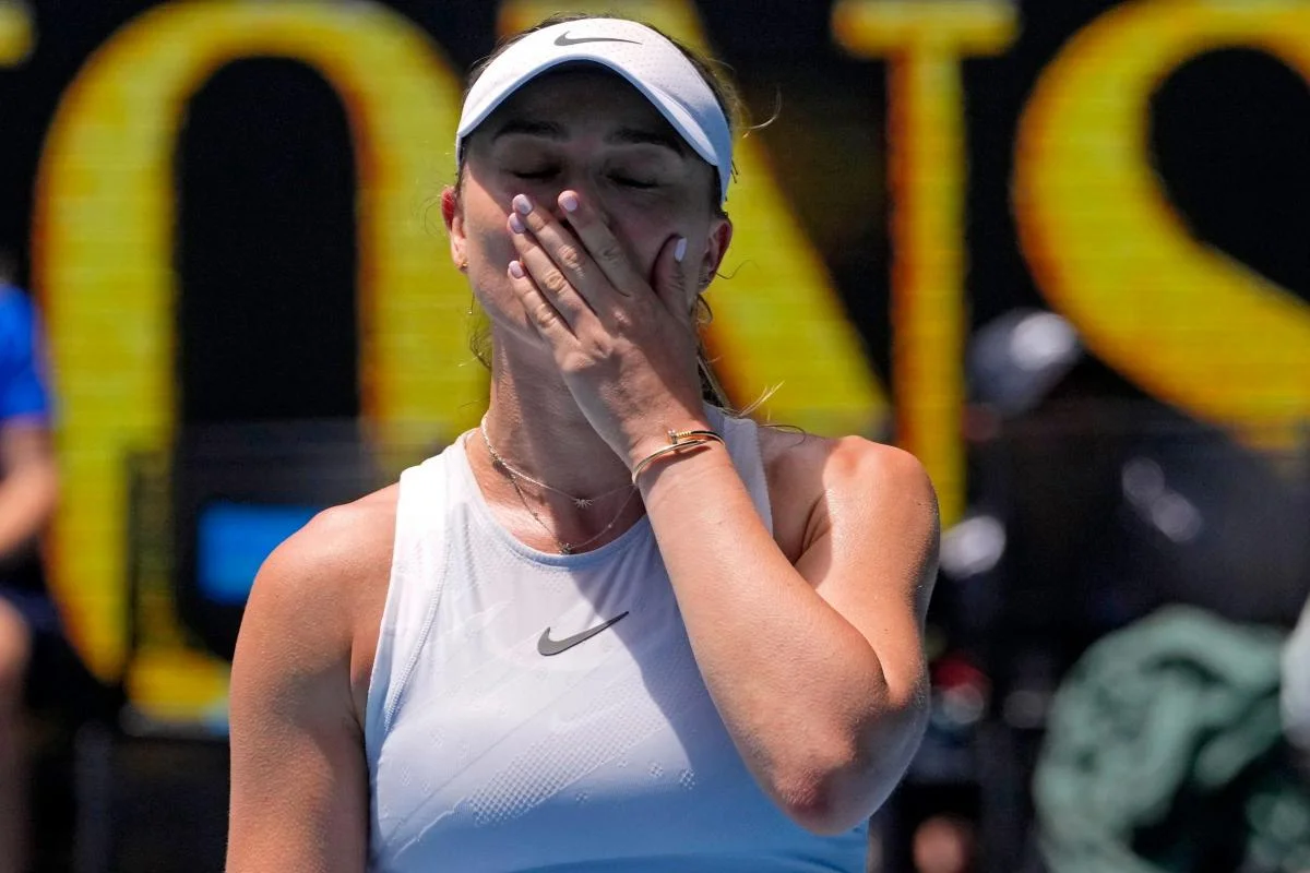 Paula Badosa gets emotional after stunning Coco Gauff in Australian Open upset