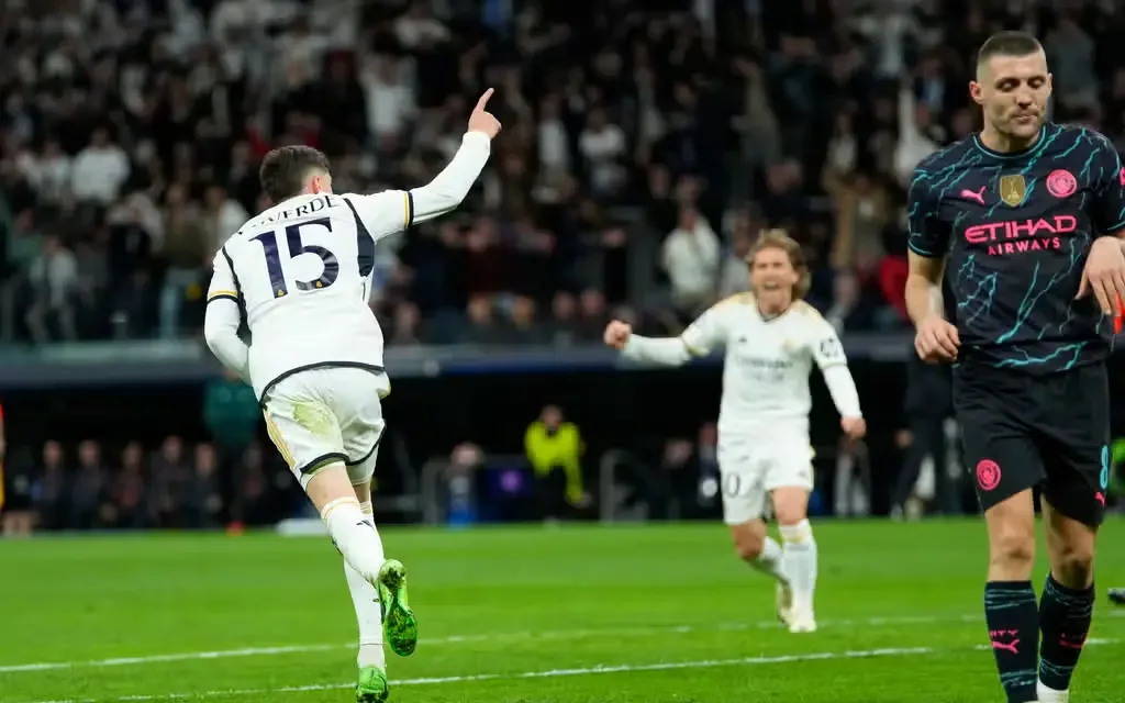 Real Madrid 3-3 Manchester City: Los Blancos held at home in six-goal thriller