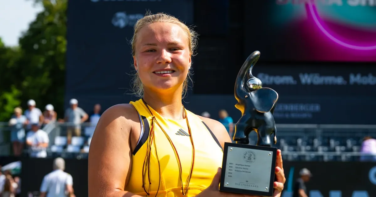 Shnaider defeats Vekic to win Bad Homburg Open