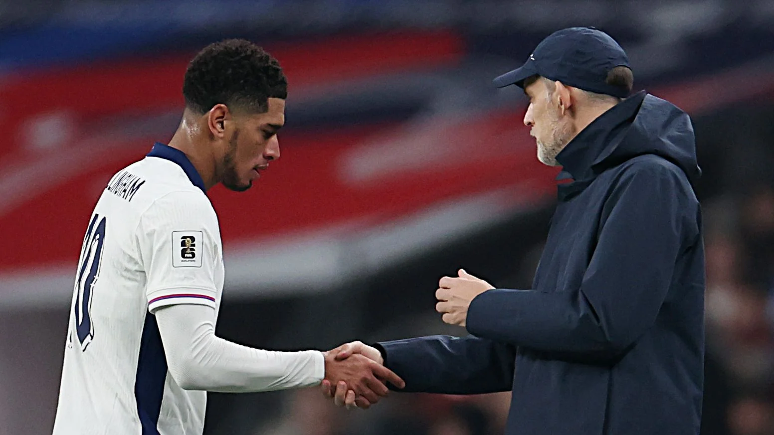Jude Bellingham was "lucky" not to be sent off in England's victory over Latvia - Thomas Tuchel
