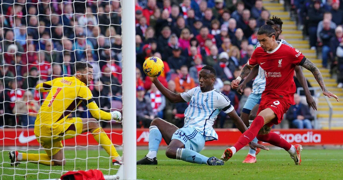 Liverpool 3-0 Nottingham Forest: Darwin Nunez and Diogo Jota deliver to keep the Reds on track.