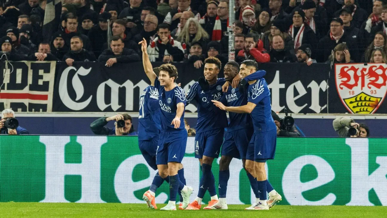 VfB Stuttgart 1-4 Paris Saint-Germain: PSG seal play-off spot with commanding victory over Stuttgart on final matchday