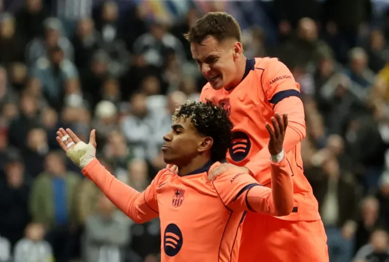Barcelona 1-1 Newcastle: Lamine Yamal penalty rescues Barca in Champions League clash