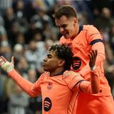 Barcelona 1-1 Newcastle: Lamine Yamal penalty rescues Barca in Champions League clash