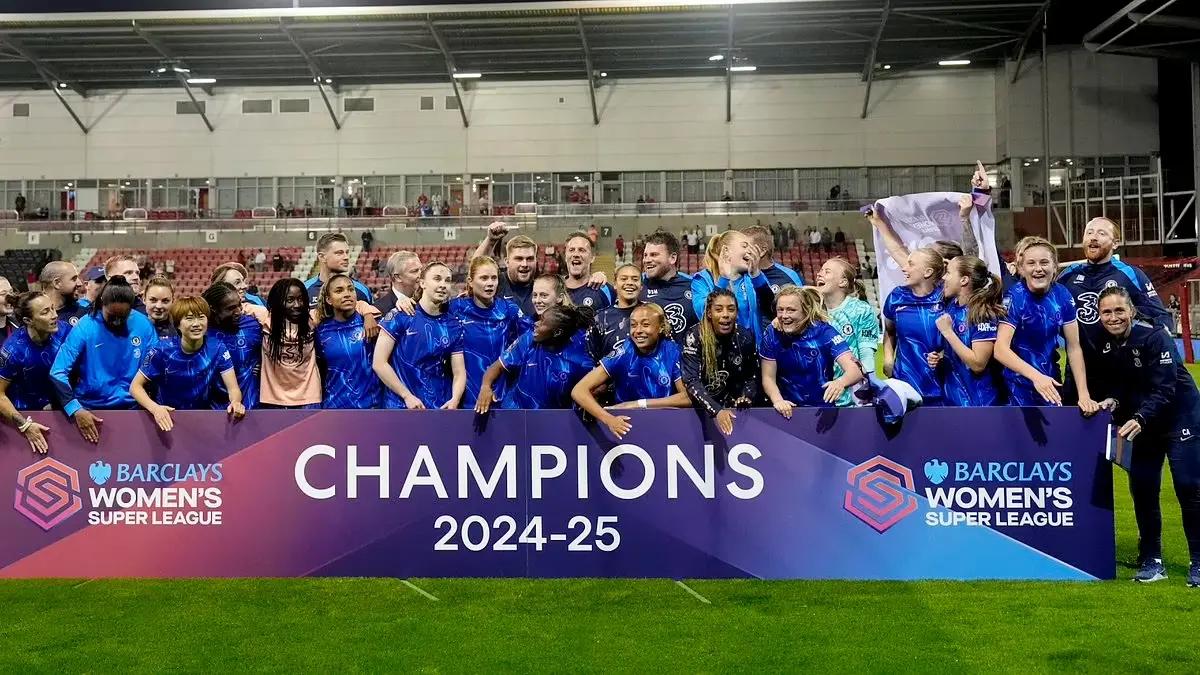 Chelsea claim sixth straight WSL title with Bronze header against Manchester United