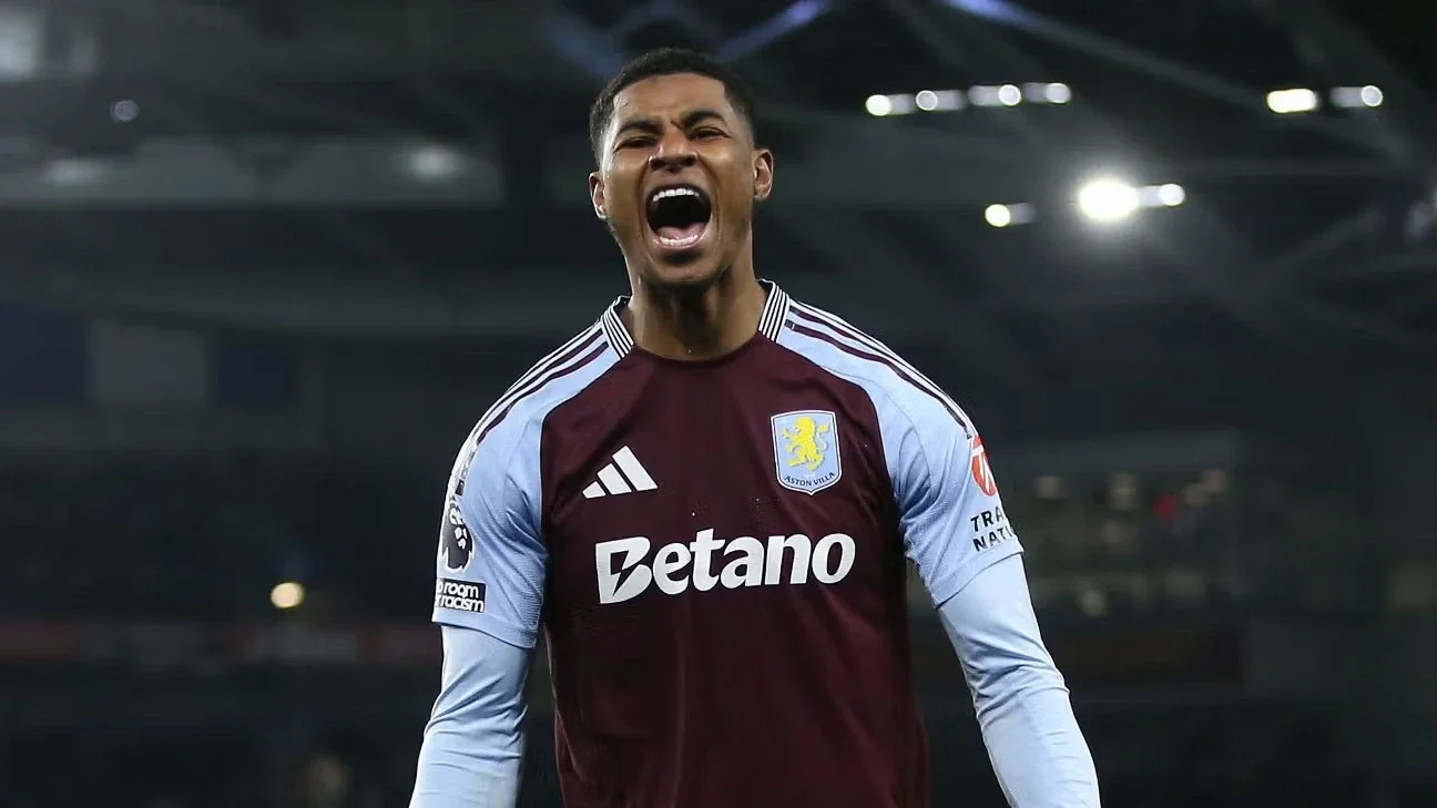Brighton 0-3 Aston Villa: Rashford on target as Villans cruise past Seagulls