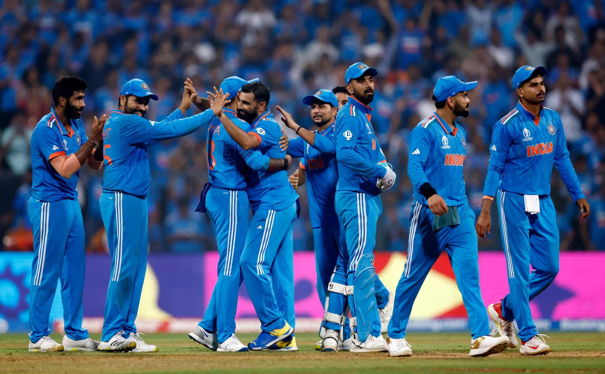 Kohli, Shami lead the way as India defeats New Zealand by 70 runs to advance to the Cricket World Cup Final