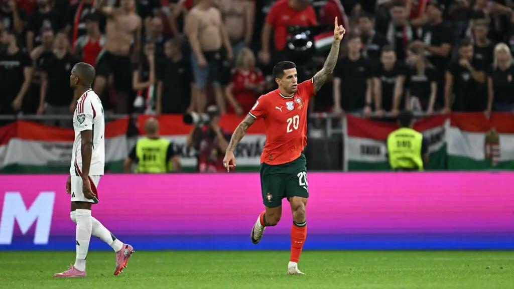 Cancelo strikes late as Portugal edge Hungary 3-2 in World Cup Qualifier
