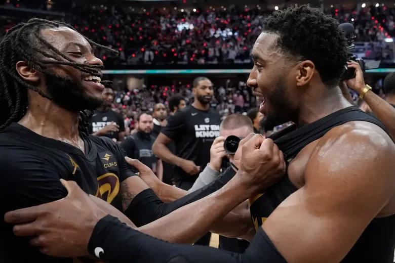 Donovan Mitchell-led Cavaliers rally from 18 down to win series over Magic