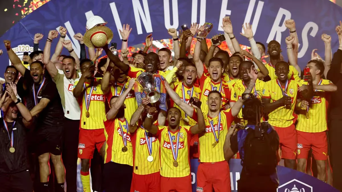 Lens beat Nice 3-1 to secure first-ever Coupe de France trophy