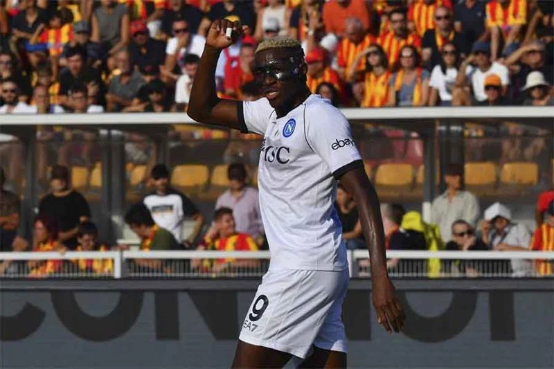 Osimhen comes off bench to help Napoli win 4-0 at Lecce