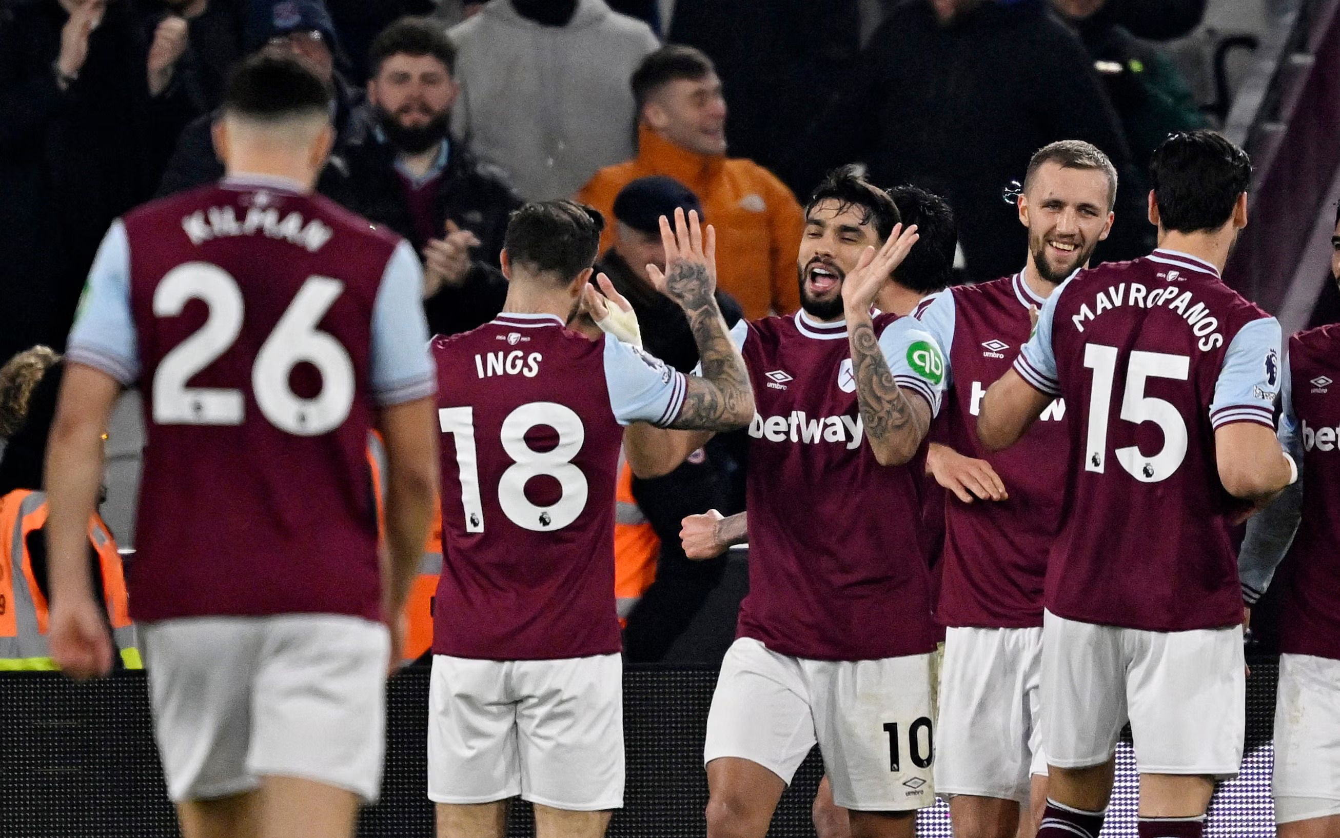 West Ham United 3-2 Fulham: Potter works his magic as Hammers defeat Cottagers in five-goal thriller