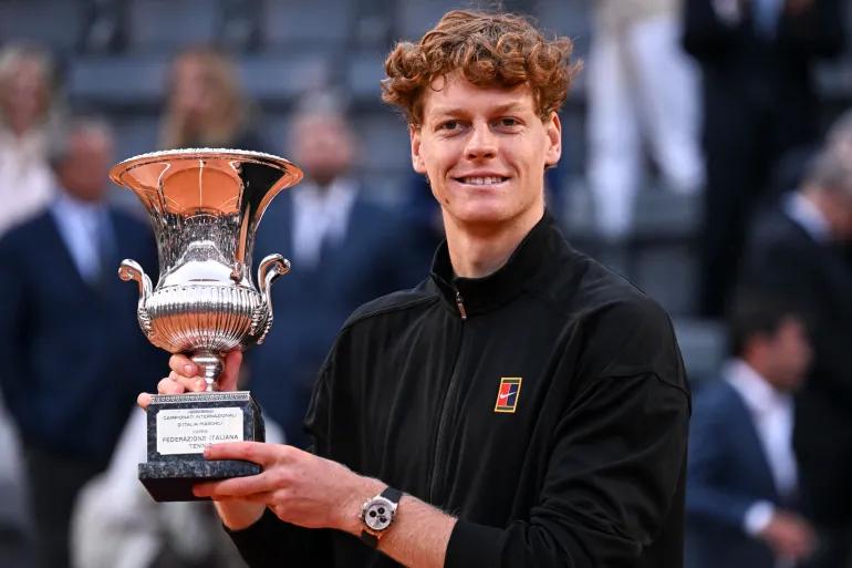 Jannik Sinner makes history with Italian Open triumph over Casper Ruud
