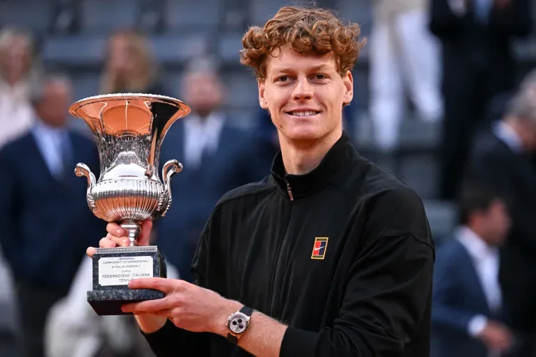 Jannik Sinner makes history with Italian Open triumph over Casper Ruud