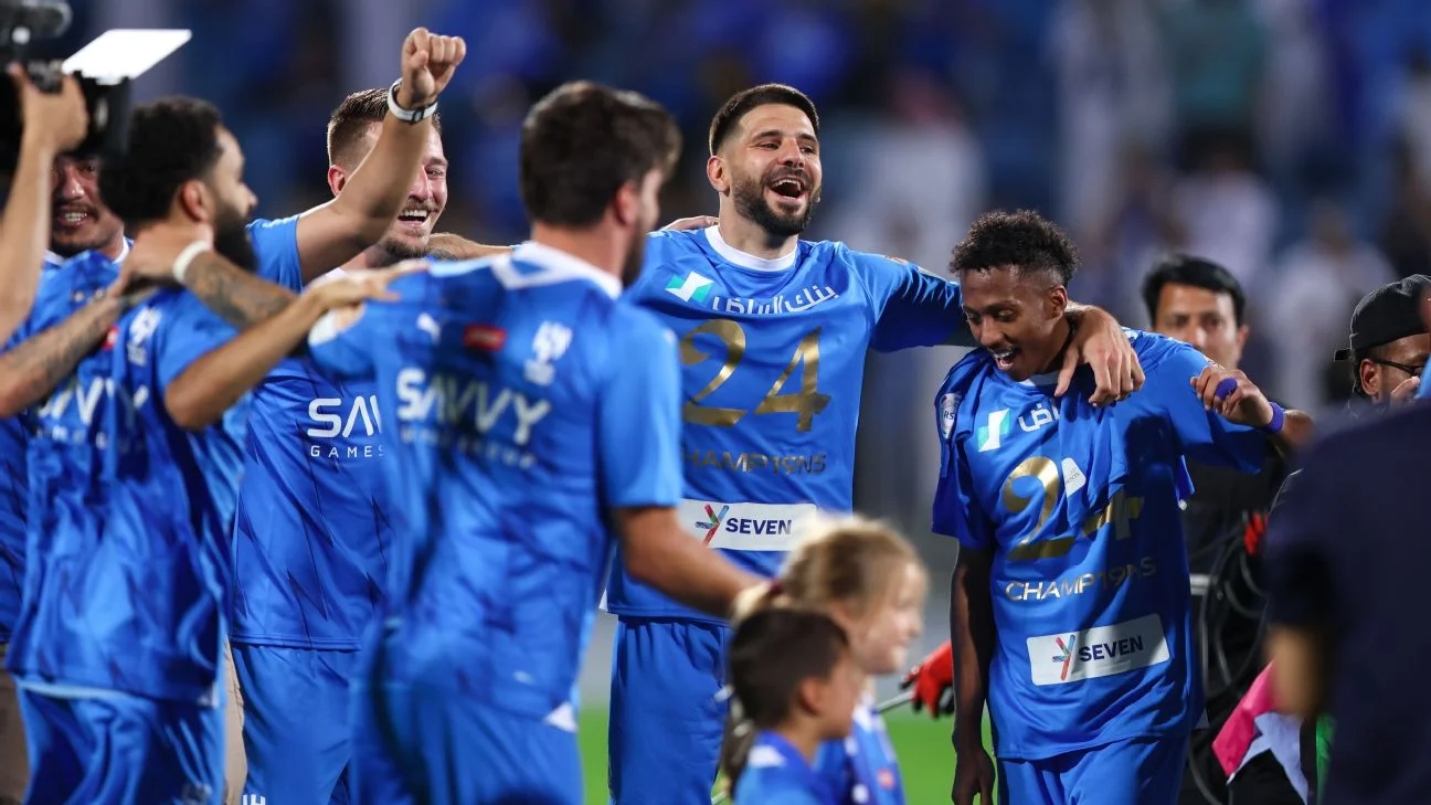Al-Hilal win Saudi League title after 4-1 win over Al-Hazem