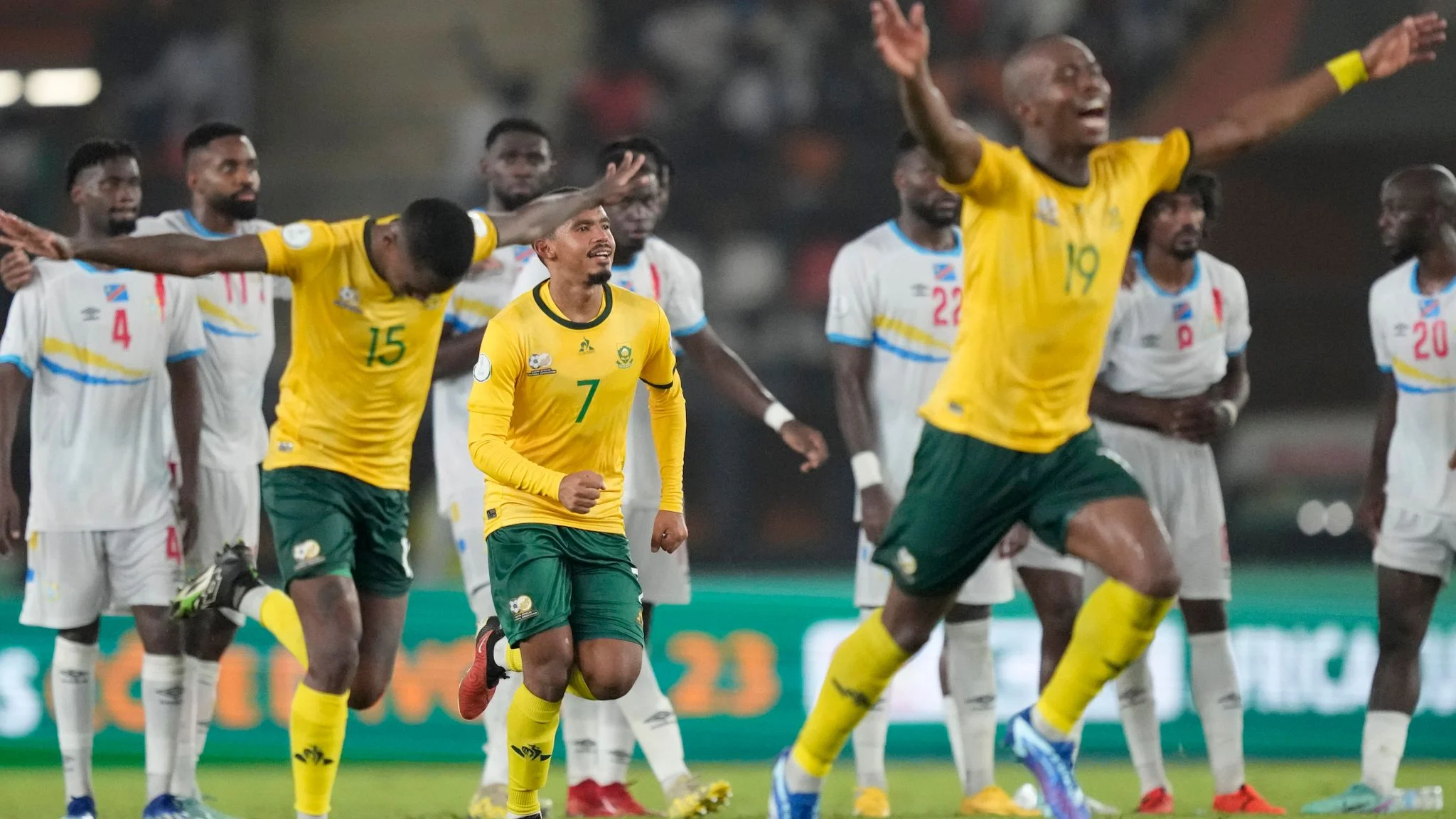 South Africa win third-place playoff on penalties over DR Congo