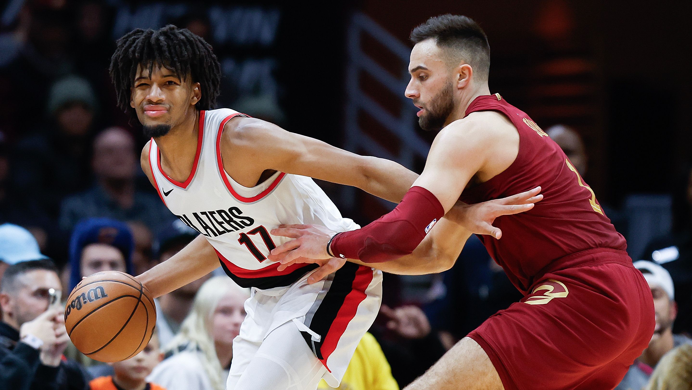 Sharpe leads Blazers to 103-95 victory over Cavs as home side gets booed