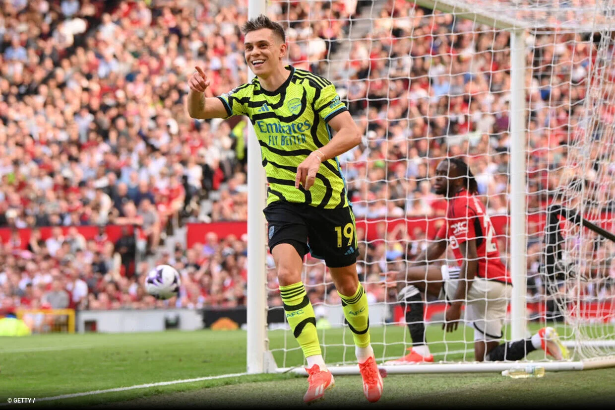Manchester United 0-1 Arsenal: Trossard first-half strike sends Gunners top