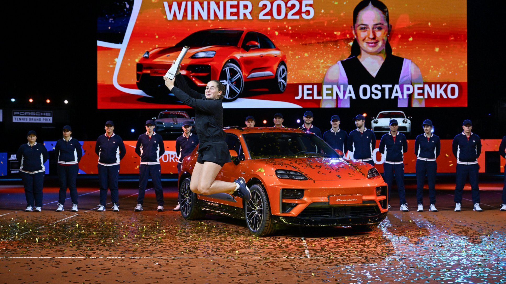Queen of Clay: Jelena Ostapenko clinches Stuttgart Crown and Porsche Glory