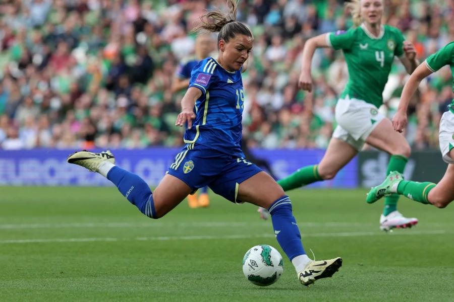 Sweden cruise to 3-0 win in Women's Euro qualifer against Ireland