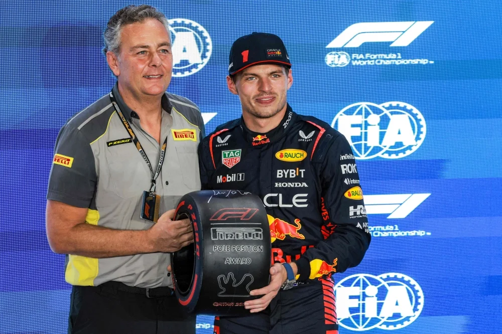 Verstappen on pole in Qatar for possible championship parade